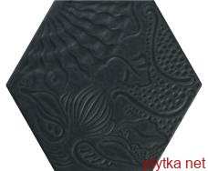 Керамограніт Керамічна плитка GAUDI BLACK 22x25 (шестигранник) (плитка для підлоги та стін) 0x0x0