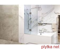Шторка для ванни Liberta &quot;SPARTA&quot; пряма, прозора, ліва, захист 1000х1600