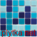 Мозаика R-MOS WA3132333637 микс синий (на сетке), 327x327x4 матовая