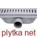 Трап Qtap Dry FA304-600 лінійний з сухим закривом та нержавіючою решіткою 600х73