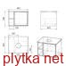 VYSKOV комплект мебели 60см, белый:: тумба подвесная, со столешницей, 1 ящик + умывальник накладной арт i11057