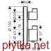 Термостат прихованого монтажу Ecostat S запірно-перемикаючий двохрежимний (15758670) Matt Black