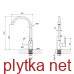 Кран на одну воду для кухні Lidz (NKS) 12 32 015SF-8