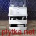 M85-FSX0652-WC0652WG38 X-Joy База с раковиной, на пол, 65 см, 2 ящика, белый глянец
