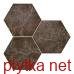 Керамограніт Керамічна плитка G-7254 OZONE BROWN DECOR HEXAGON 10MM 25x29 (шестигранник) (плитка для підлоги та стін) 0x0x0