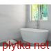 bathtub 160 * 75 * 60cm, freestanding, oval
