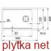 Мийка Franke KNG 110-62 (125.0631.519) чорний матовий