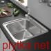 Кухонная мойка S412-F400 на столешницу 480х520 с сифоном automatic (43335800) Stainless Steel