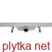 Трап Qtap Dry FB304-800 линейный с сухим затвором и нержавеющей решеткой 800х73